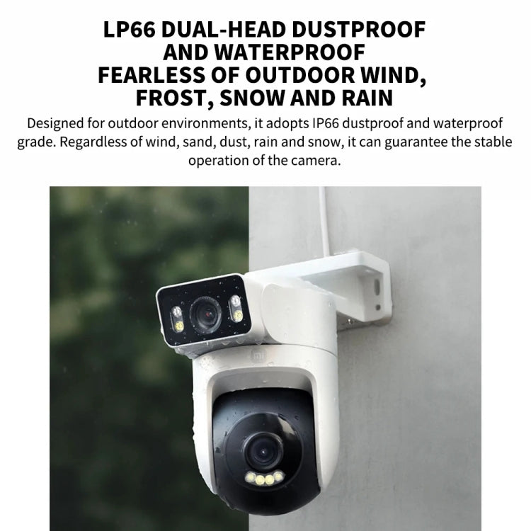 Xiaomi CW500 Dual Camera 8MP Outdoor IP66 Waterproof Support AI Detection Two-Way Voice WiFi Camera, US Plug Xiaomi CW500 Dual Camera 8MP Outdoor IP66 Waterproof Support AI Detection Two-Way Voice WiFi Camera, US Plug